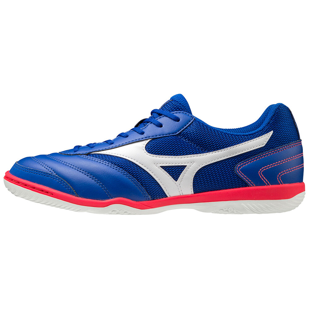 Chuteiras Mizuno MRL Sala Club IN - Homem - Azuis/Branco - EBOUY2078